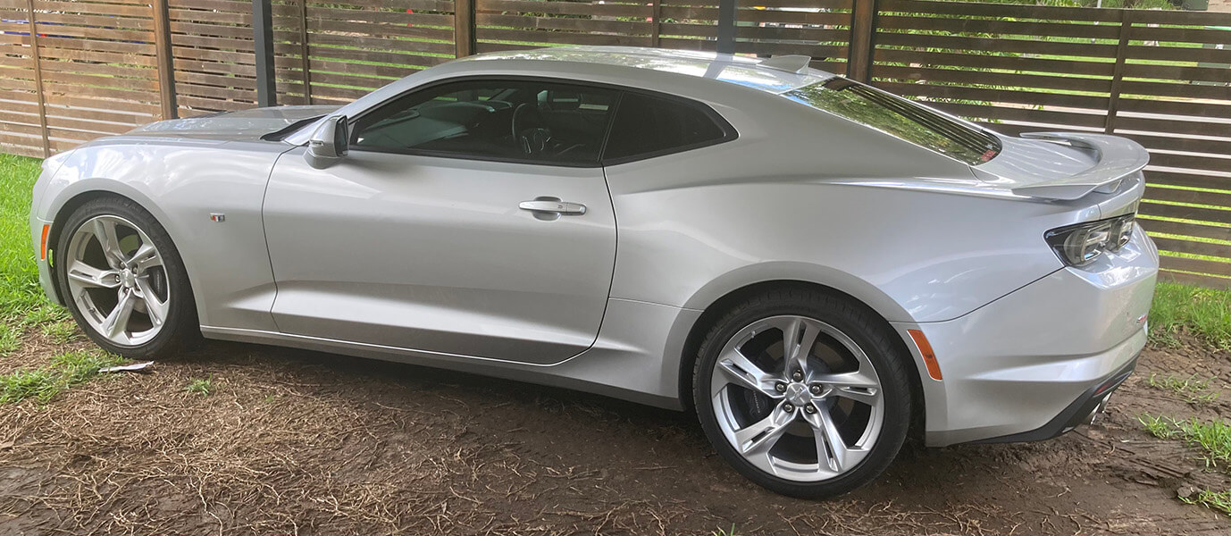 Car with window tinted