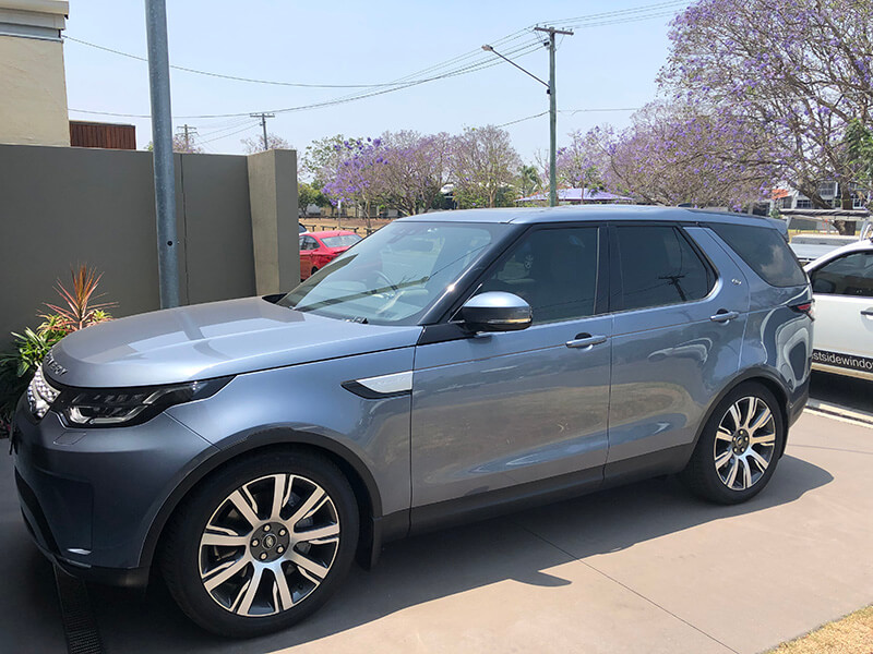 Window tinted SUV car