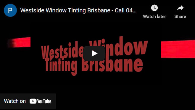 Video showcasing the car window tinting process by Westside Window Tinting